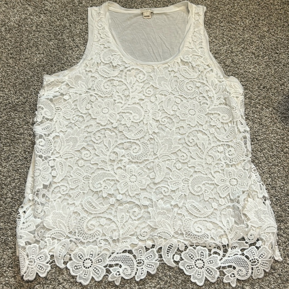 Jcrew Lace Tank Top